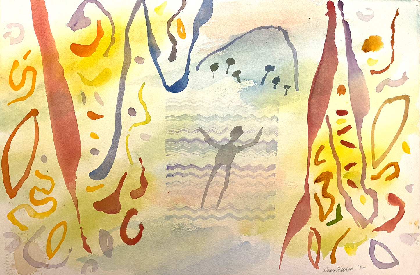 Guy Warren -Swimmers in the Bush