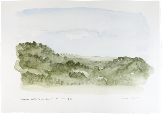 Martha Marlow - Kangaroo Valley, The View from Joe's Place, June 2023