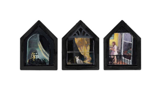 Wendy Sharpe - Three Paris Windows #2